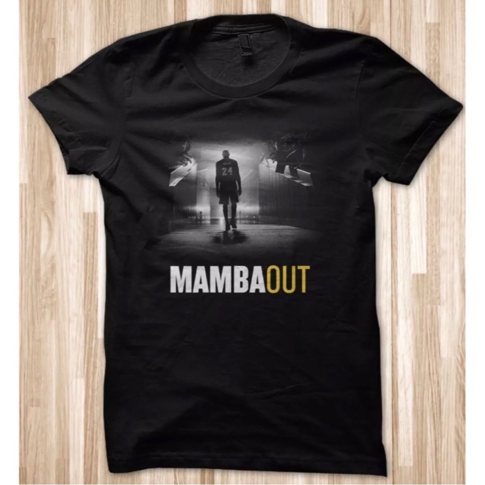 Kobe Bryant "MAMBA OUT" Men's T-Shirt